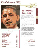 Front Cover Final Forecast 2009